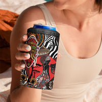 Beautiful African Women Ethnic Motifs 4 in 1 Can Cooler Tumbler LT9 - Wonder Print Shop