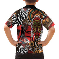 Beautiful African Women Ethnic Motifs Family Matching Puletasi and Hawaiian Shirt - Wonder Print Shop