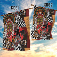 Beautiful African Women Ethnic Motifs Garden Flag - Wonder Print Shop
