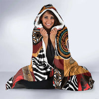 Beautiful African Women Ethnic Motifs Hooded Blanket