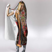 Beautiful African Women Ethnic Motifs Hooded Blanket