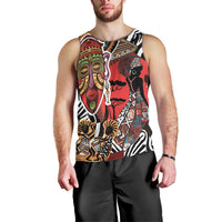 Beautiful African Women Ethnic Motifs Men Tank Top - Wonder Print Shop