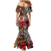 Beautiful African Women Ethnic Motifs Mermaid Dress - Wonder Print Shop