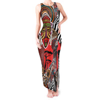 Beautiful African Women Ethnic Motifs Tank Maxi Dress - Wonder Print Shop