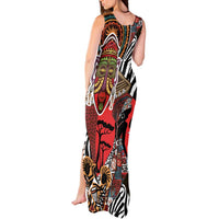 Beautiful African Women Ethnic Motifs Tank Maxi Dress - Wonder Print Shop