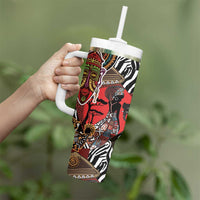 Beautiful African Women Ethnic Motifs Tumbler With Handle - Wonder Print Shop