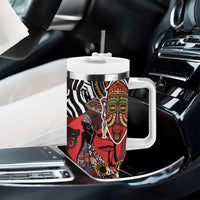 Beautiful African Women Ethnic Motifs Tumbler With Handle - Wonder Print Shop