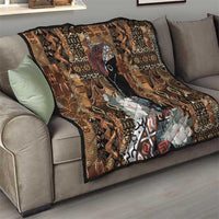 Beautiful Black Woman Quilt African Tribal Pattern - Wonder Print Shop