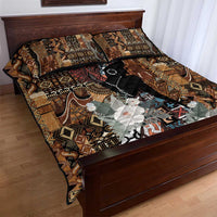 Beautiful Black Woman Quilt Bed Set African Tribal Pattern - Wonder Print Shop