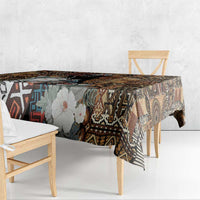 Beautiful Black Woman Tablecloth African Tribal Pattern - Wonder Print Shop
