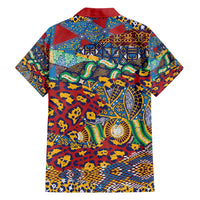 Traditional African Animal Skins Pattern Family Matching Off Shoulder Short Dress and Hawaiian Shirt LT9 - Wonder Print Shop