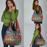 Traditional African Animal Skins Pattern Grocery Bag