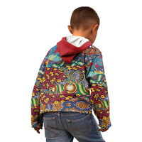 Traditional African Animal Skins Pattern Kid Hoodie - Wonder Print Shop