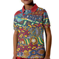 Traditional African Animal Skins Pattern Kid Polo Shirt - Wonder Print Shop