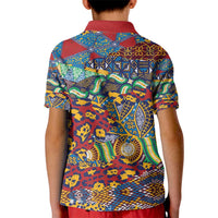 Traditional African Animal Skins Pattern Kid Polo Shirt - Wonder Print Shop