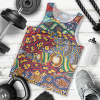 Traditional African Animal Skins Pattern Men Tank Top - Wonder Print Shop