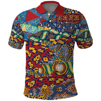 Traditional African Animal Skins Pattern Polo Shirt - Wonder Print Shop