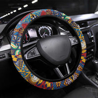 Traditional African Animal Skins Pattern Steering Wheel Cover - Wonder Print Shop