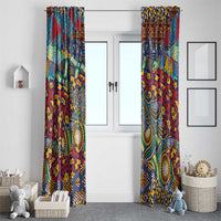 Traditional African Animal Skins Pattern Window Curtain - Wonder Print Shop