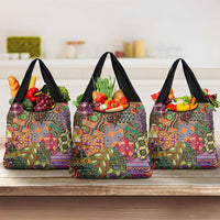 Traditional Ethnic African Vintage Motifs Grocery Bag