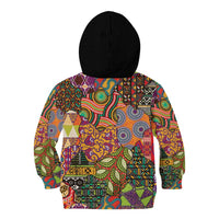 Traditional Ethnic African Vintage Motifs Kid Hoodie - Wonder Print Shop