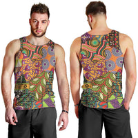 Traditional Ethnic African Vintage Motifs Men Tank Top - Wonder Print Shop