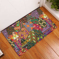 Traditional Ethnic African Vintage Motifs Rubber Doormat - Wonder Print Shop