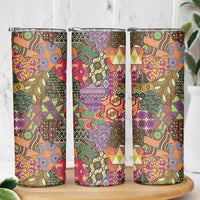 Traditional Ethnic African Vintage Motifs Skinny Tumbler - Wonder Print Shop