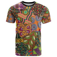 Traditional Ethnic African Vintage Motifs T Shirt - Wonder Print Shop