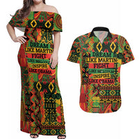 Black History Black Month Dream Like Couples Matching Off Shoulder Maxi Dress and Hawaiian Shirt LT9 - Wonder Print Shop