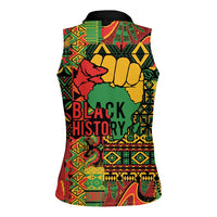 Black History Black Month Dream Like Women Sleeveless Polo Shirt - Wonder Print Shop