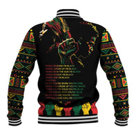 When I'm Born I'm Black Baseball Jacket Black History Black Month LT9 - Wonder Print Shop