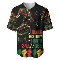 When I'm Born I'm Black Baseball Jersey Black History Black Month LT9 - Wonder Print Shop