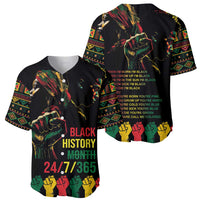 When I'm Born I'm Black Baseball Jersey Black History Black Month LT9 - Wonder Print Shop