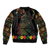 When I'm Born I'm Black Bomber Jacket Black History Black Month LT9 - Wonder Print Shop