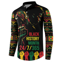 When I'm Born I'm Black Button Sweatshirt Black History Black Month LT9 - Wonder Print Shop