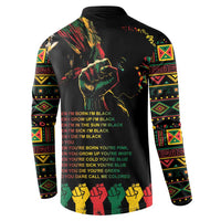 When I'm Born I'm Black Button Sweatshirt Black History Black Month LT9 - Wonder Print Shop