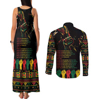 When I'm Born I'm Black Couples Matching Tank Maxi Dress and Long Sleeve Button Shirt Black History Black Month LT9 - Wonder Print Shop