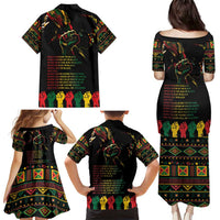 When I'm Born I'm Black Family Matching Puletasi and Hawaiian Shirt Black History Black Month - Wonder Print Shop