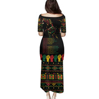When I'm Born I'm Black Family Matching Puletasi and Hawaiian Shirt Black History Black Month - Wonder Print Shop