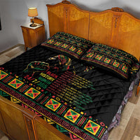 When I'm Born I'm Black Quilt Bed Set Black History Black Month - Wonder Print Shop