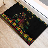 When I'm Born I'm Black Rubber Doormat Black History Black Month - Wonder Print Shop
