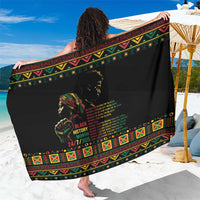 When I'm Born I'm Black Sarong Black History Black Month - Wonder Print Shop