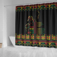 When I'm Born I'm Black Shower Curtain Black History Black Month LT9
