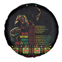 When I'm Born I'm Black Spare Tire Cover Black History Black Month - Wonder Print Shop