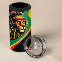 Rastafarian Lion Proud of Jamaica 4 in 1 Can Cooler Tumbler Reggae My Soul LT9 - Wonder Print Shop