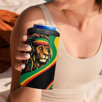 Rastafarian Lion Proud of Jamaica 4 in 1 Can Cooler Tumbler Reggae My Soul LT9 - Wonder Print Shop