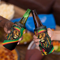 Rastafarian Lion Proud of Jamaica 4 in 1 Can Cooler Tumbler Reggae My Soul LT9 - Wonder Print Shop
