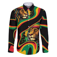 Rastafarian Lion Proud of Jamaica Family Matching Puletasi and Hawaiian Shirt Reggae My Soul - Wonder Print Shop