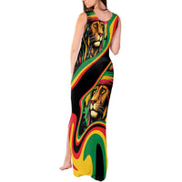 Rastafarian Lion Proud of Jamaica Tank Maxi Dress Reggae My Soul - Wonder Print Shop